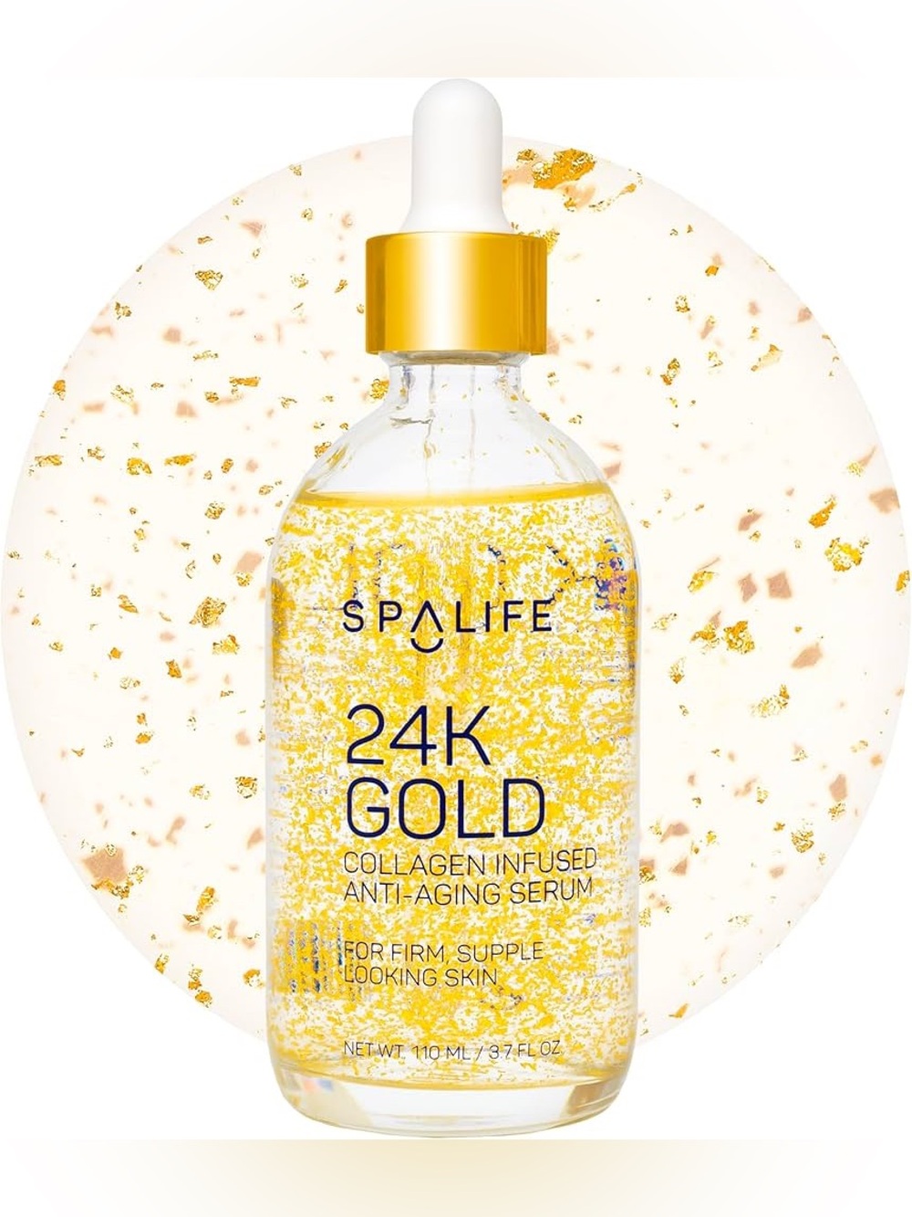 SpaLife Beauty 24k Gold Anti Aging Serum | Korean Deep Collagen Serum for Face